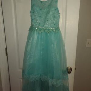Spa Color Junior Bridemaid's Dress